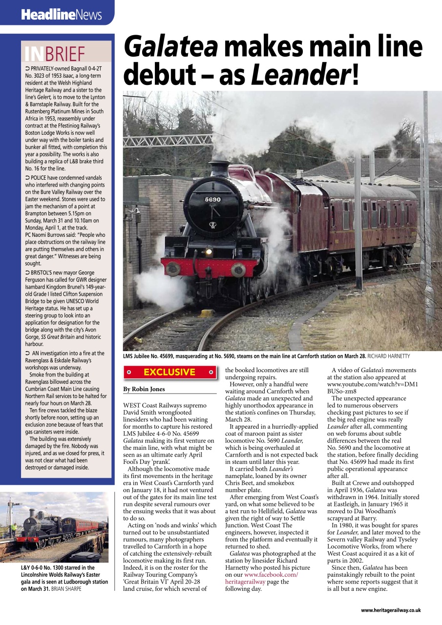 Heritage Railway Preview Pages