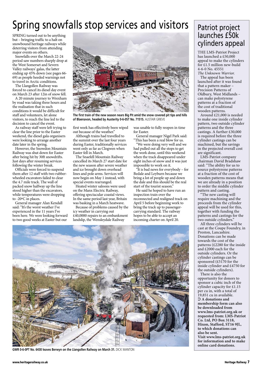 Heritage Railway Preview Pages