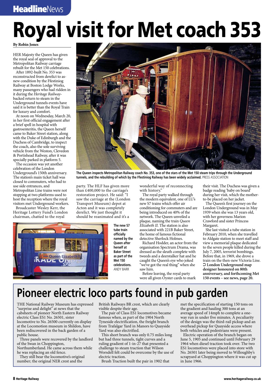 Heritage Railway Preview Pages