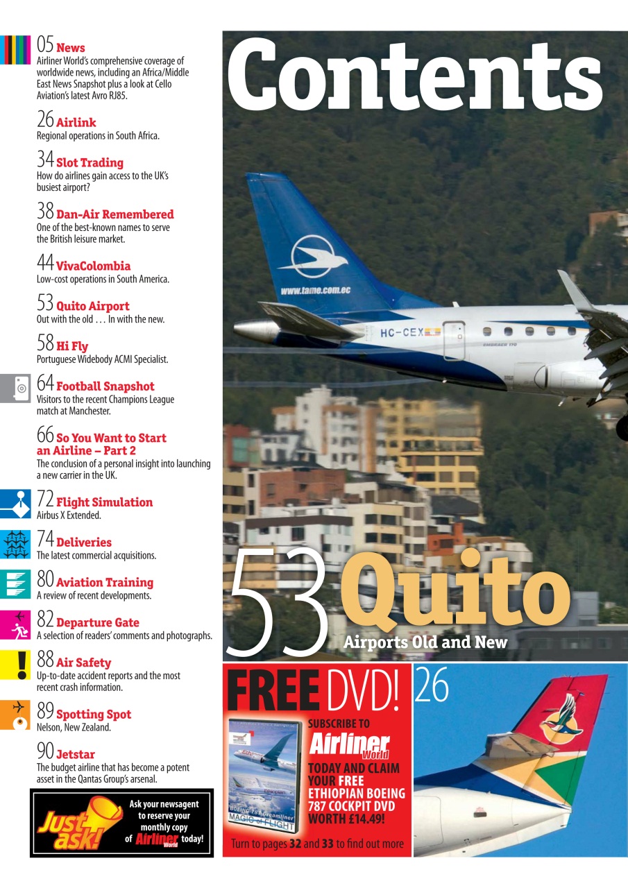 Airliner World Preview Pages