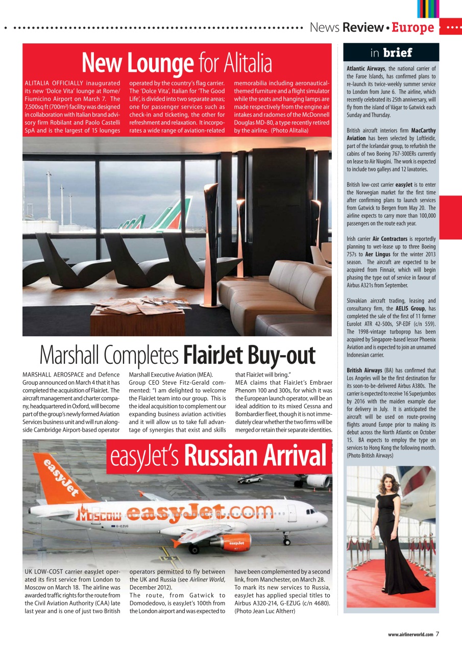 Airliner World Preview Pages
