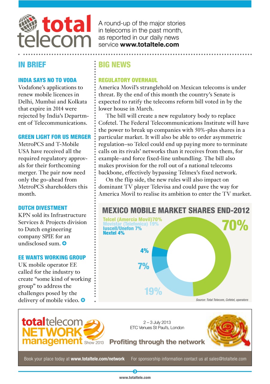 Total Telecom Preview Pages