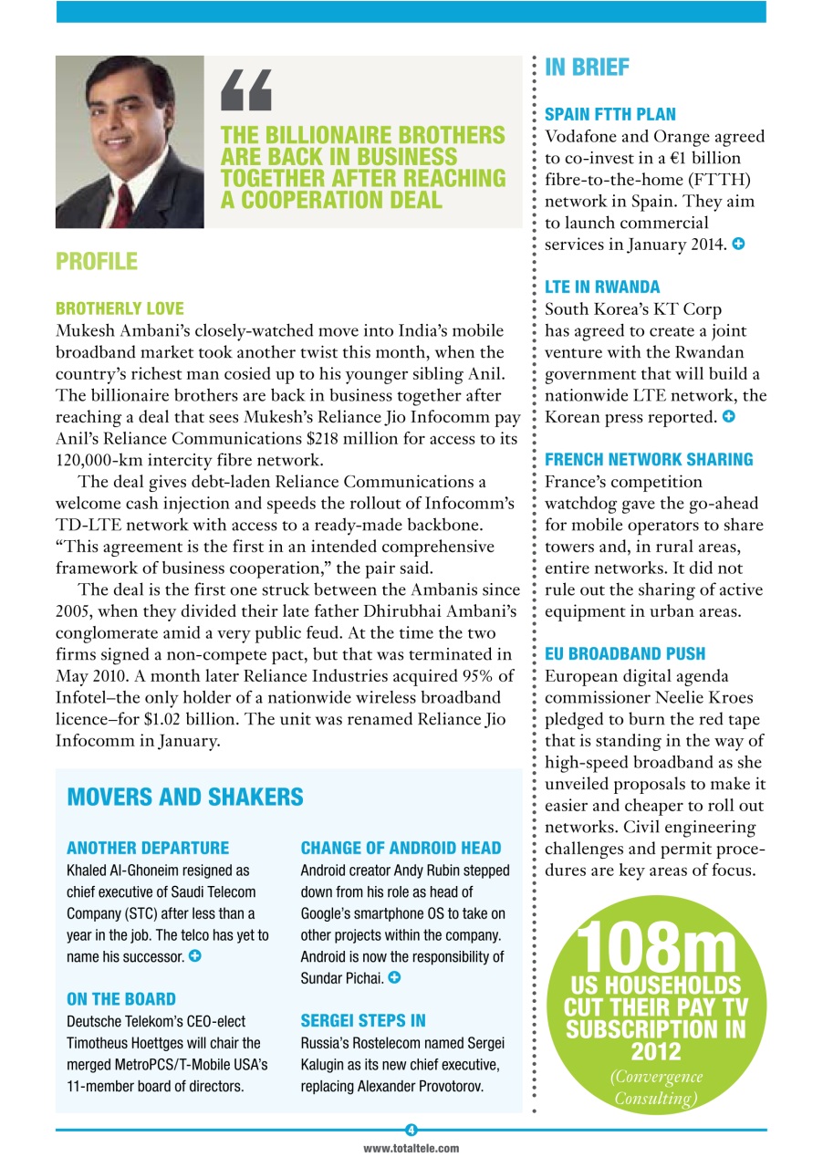 Total Telecom Preview Pages