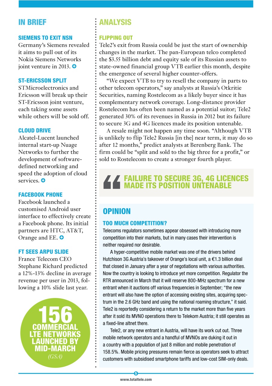 Total Telecom Preview Pages