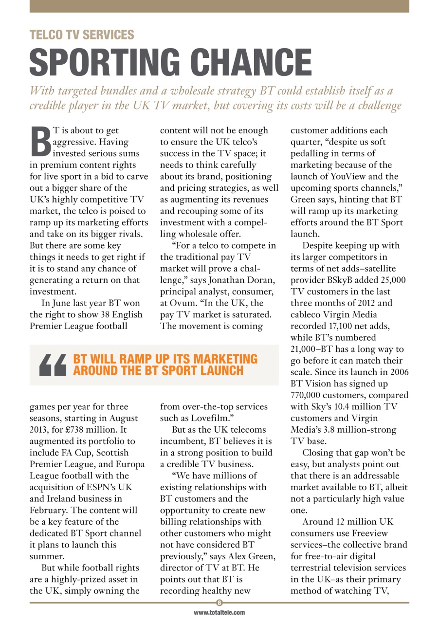 Total Telecom Preview Pages