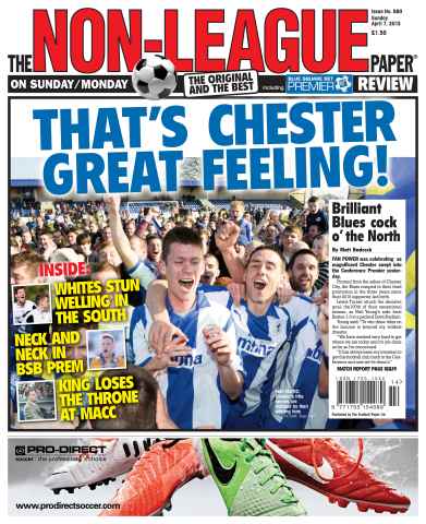 The Non-League Football Paper issue Sunday 7th April 2013
