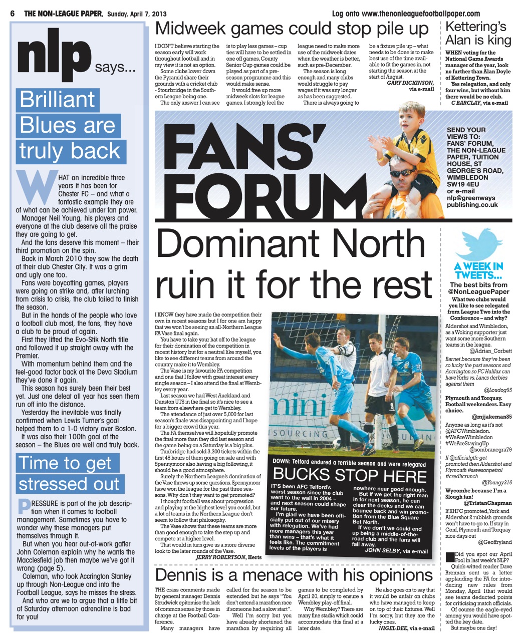 The Non-League Football Paper Preview Pages