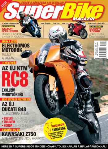 SuperBike Hungary issue April 2008