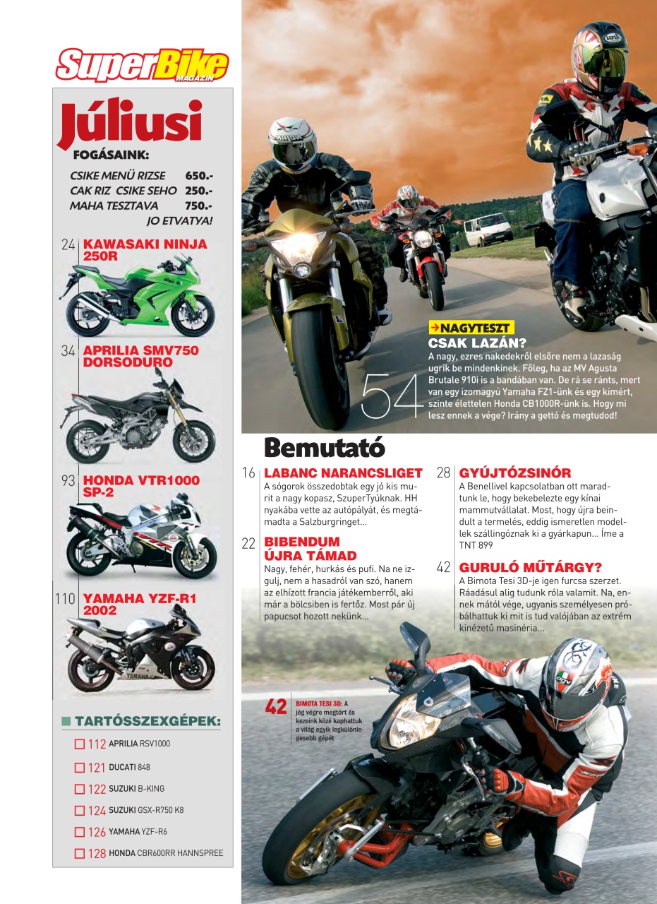 SuperBike Hungary Preview Pages