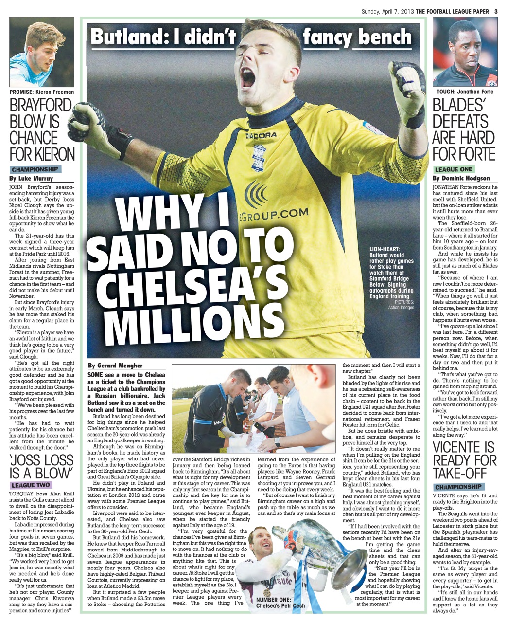 The Football League Paper Preview Pages