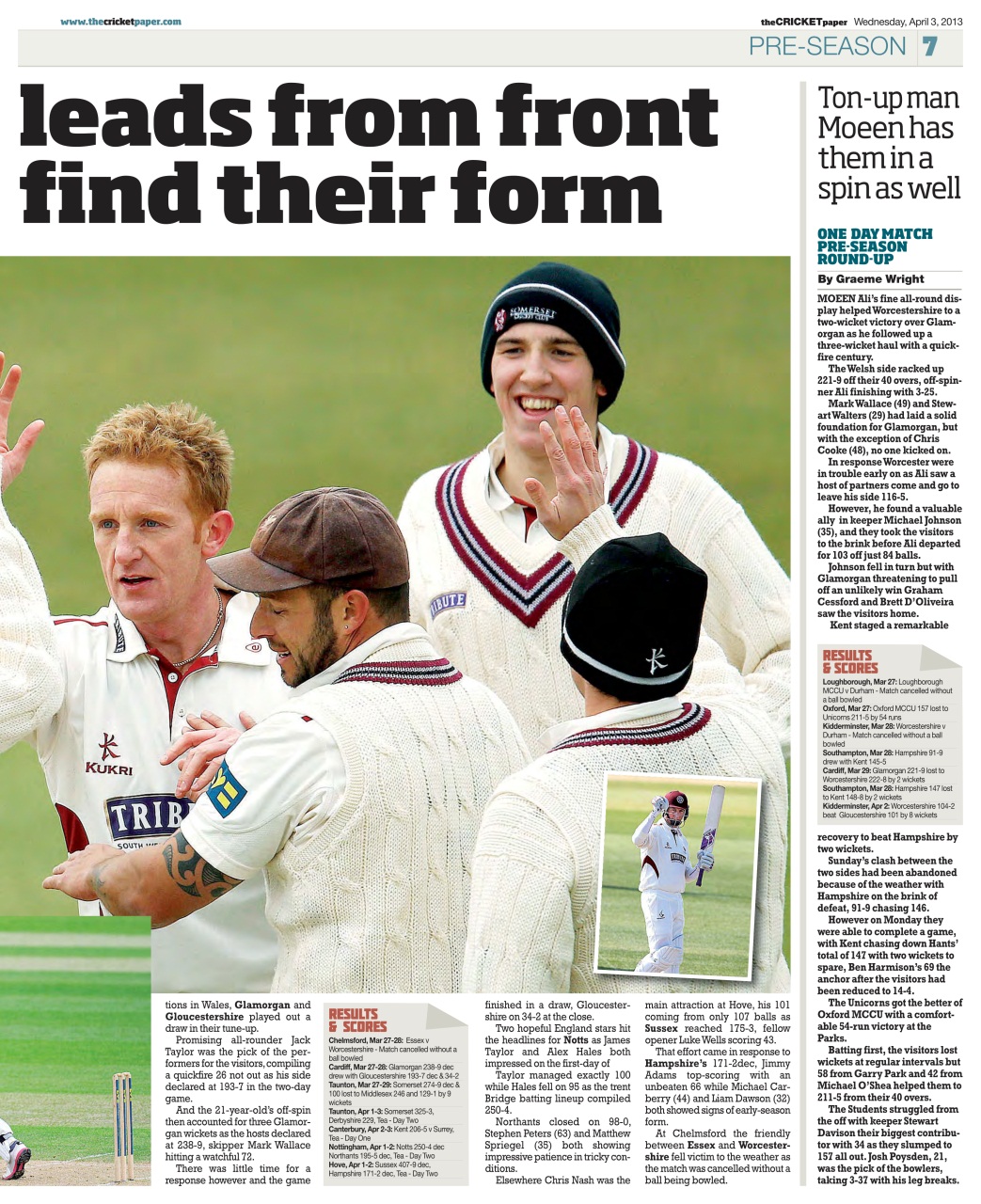 The Cricket Paper Preview Pages
