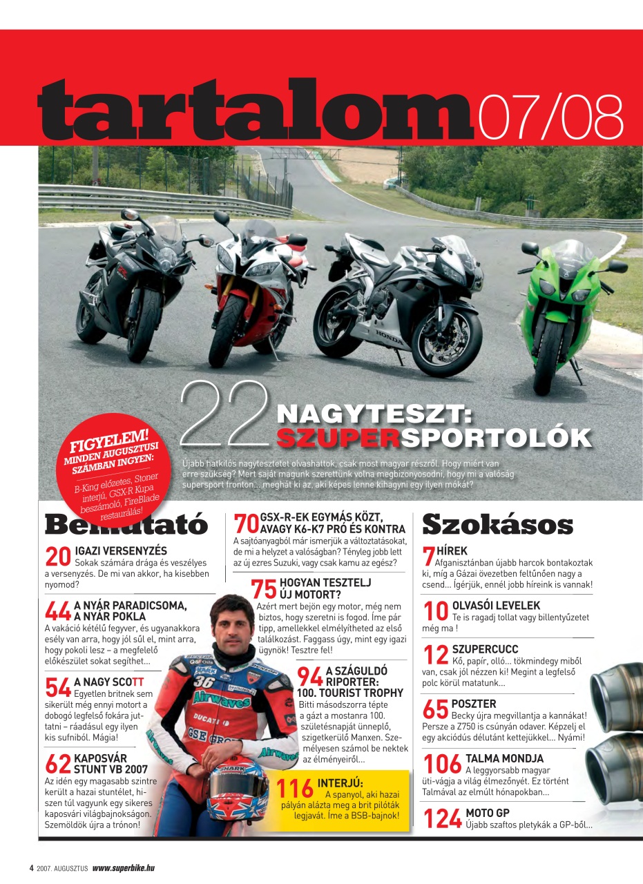 SuperBike Hungary Preview Pages