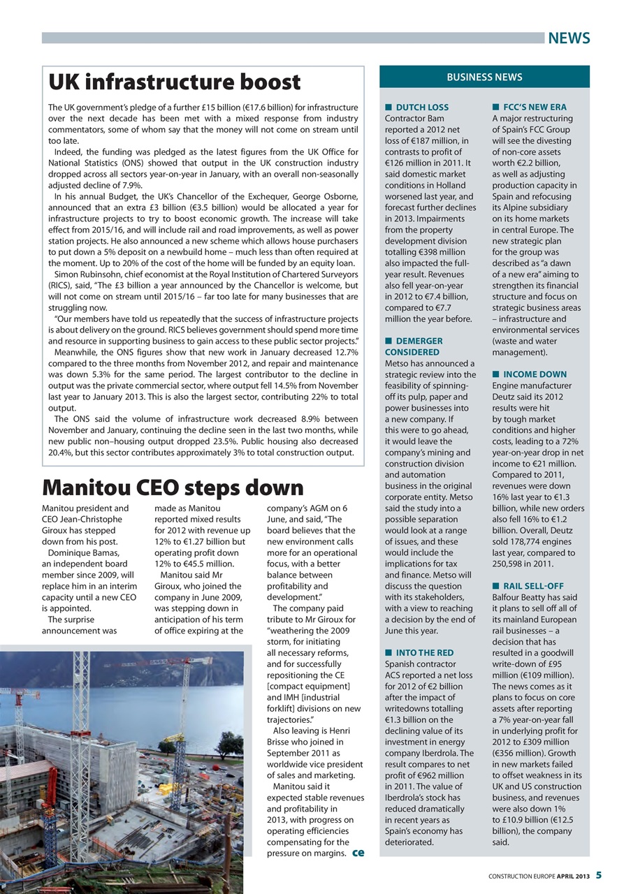 Construction Europe Preview Pages