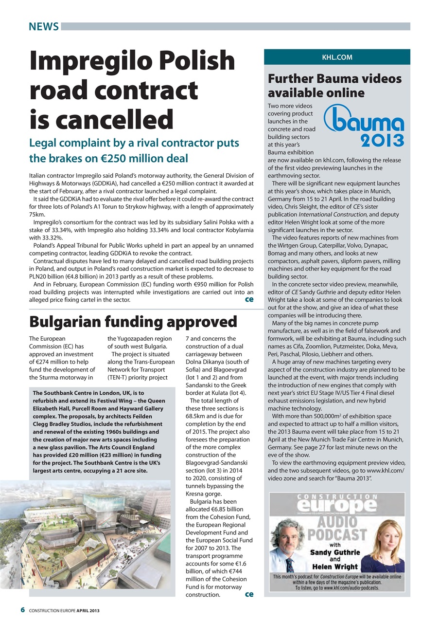 Construction Europe Preview Pages