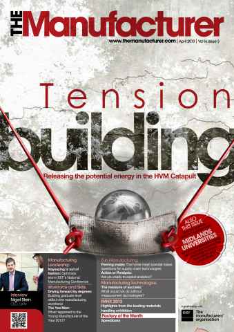 The Manufacturer issue The Manufacturer - April 2013