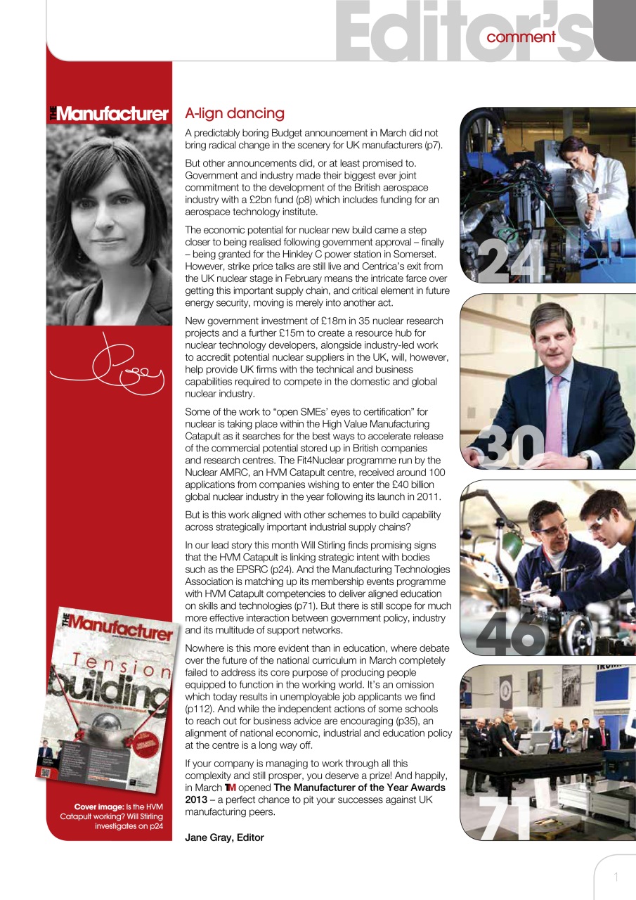 The Manufacturer Preview Pages