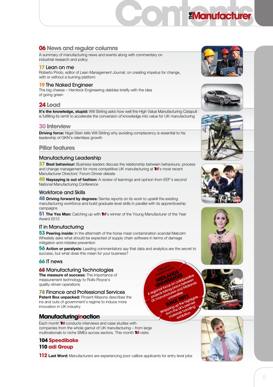 The Manufacturer Preview Pages