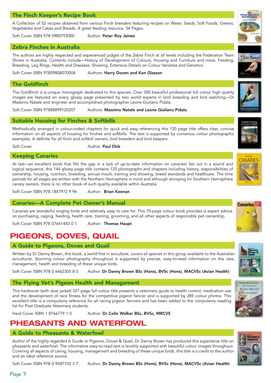 Australian Birdkeeper Magazine Preview Pages