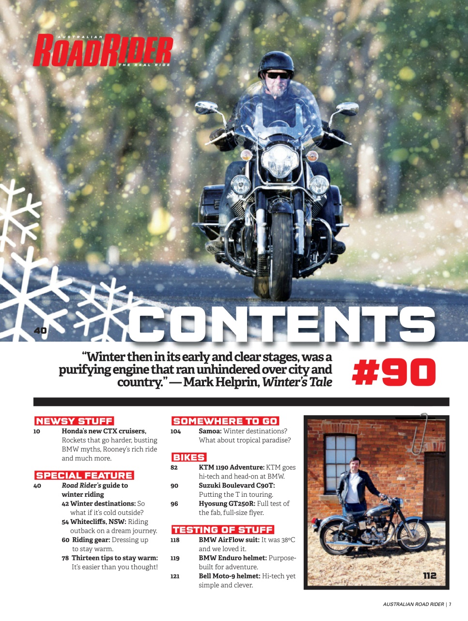 Australian Road Rider Preview Pages