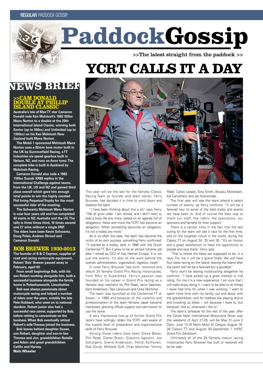 Classic Racer Preview Pages