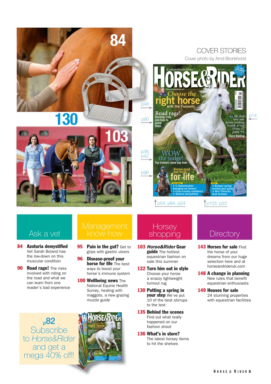 Horse&Rider Magazine - UK equestrian magazine for Horse and Rider Preview Pages