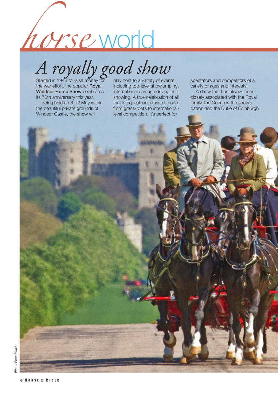 Horse&Rider Magazine - UK equestrian magazine for Horse and Rider Preview Pages