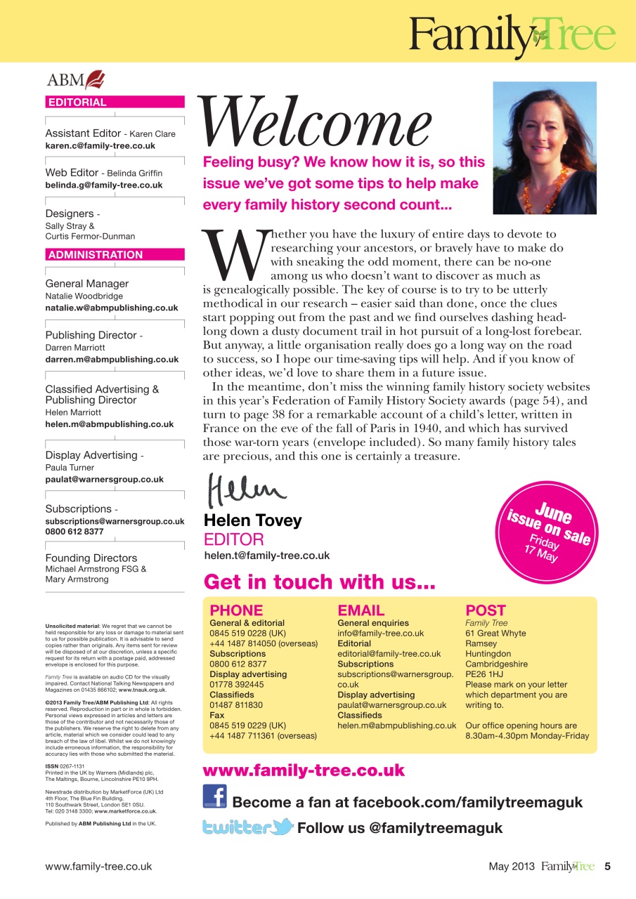 Family Tree Preview Pages