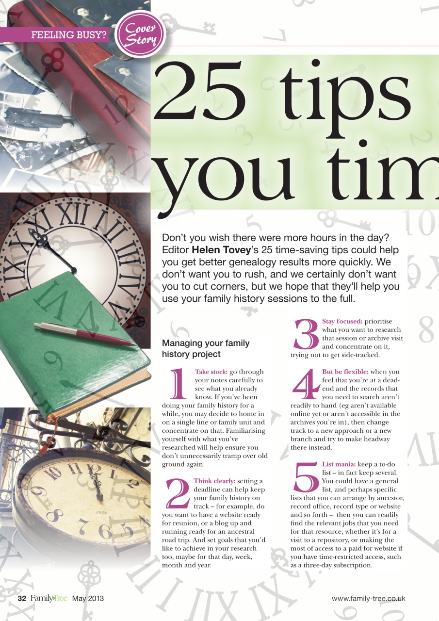 Family Tree Preview Pages