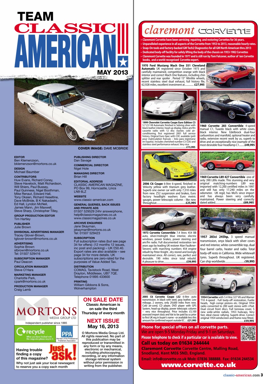 Classic American Magazine Preview Pages