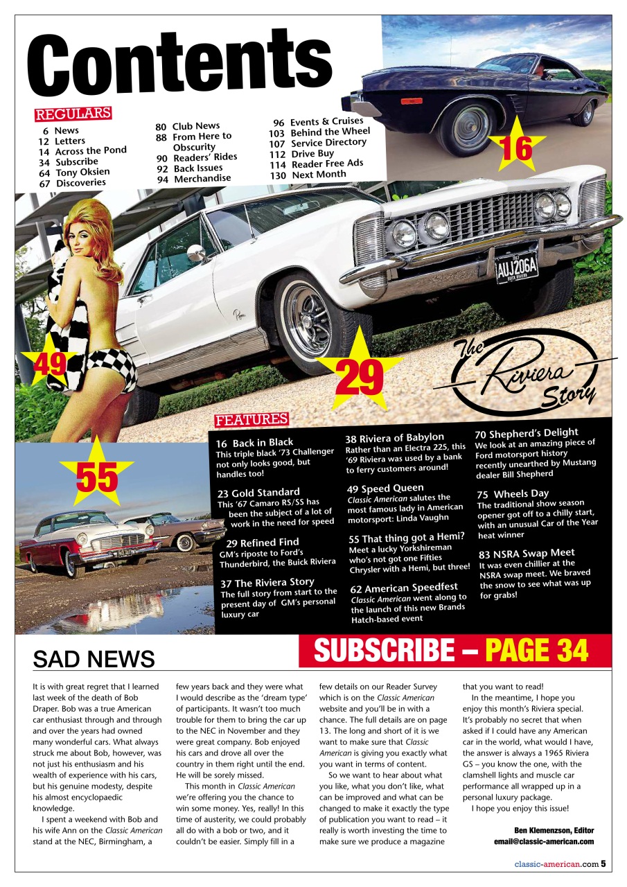 Classic American Magazine Preview Pages