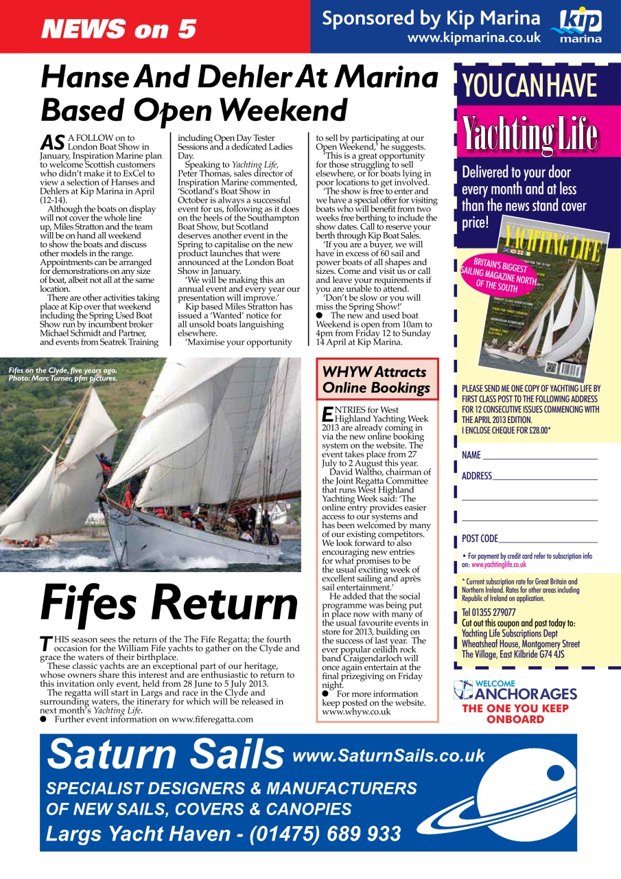 Yachting Life Preview Pages