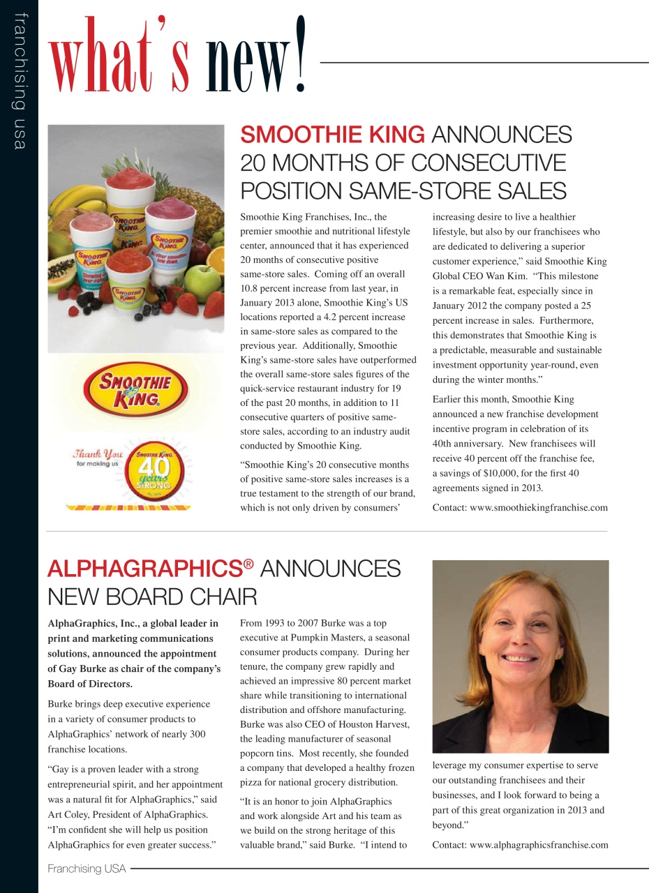 Franchising USA Preview Pages