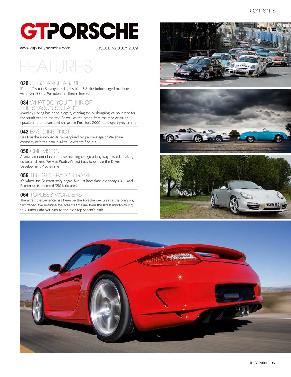 GT Porsche Preview Pages