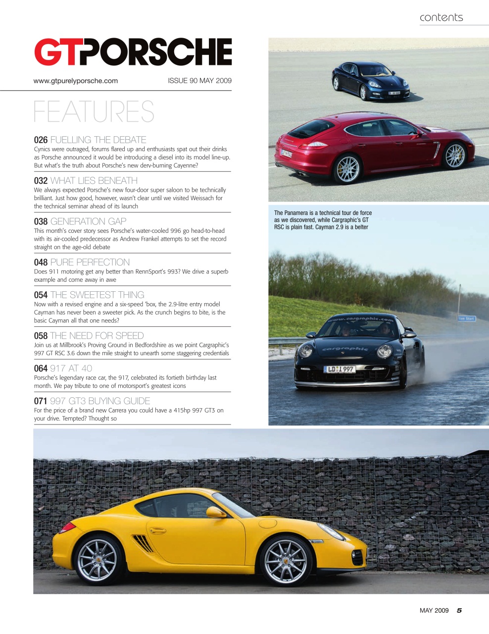 GT Porsche Preview Pages