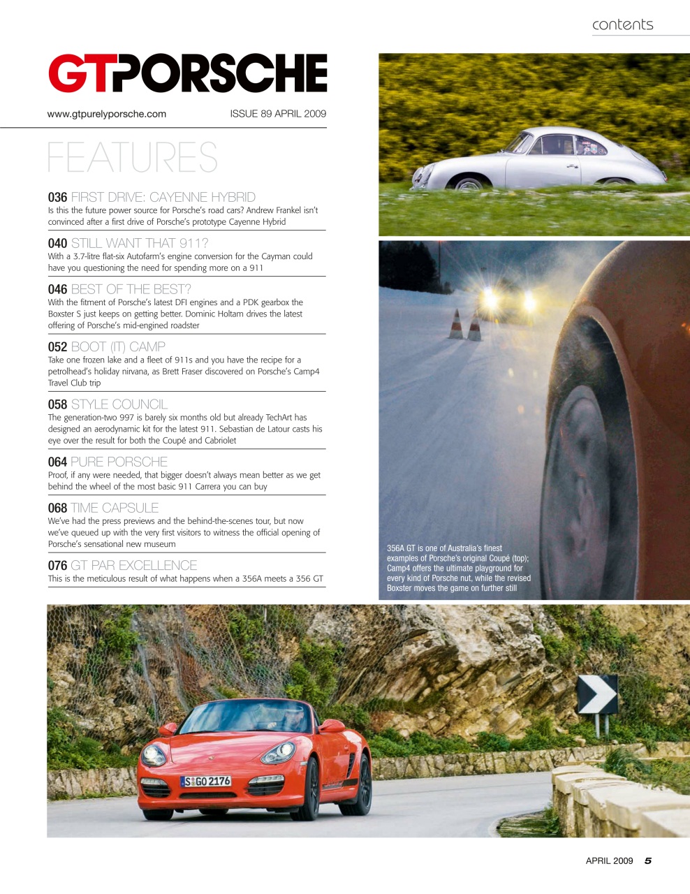 GT Porsche Preview Pages