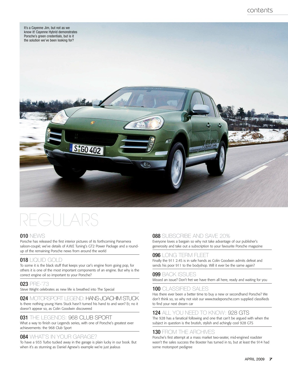 GT Porsche Preview Pages