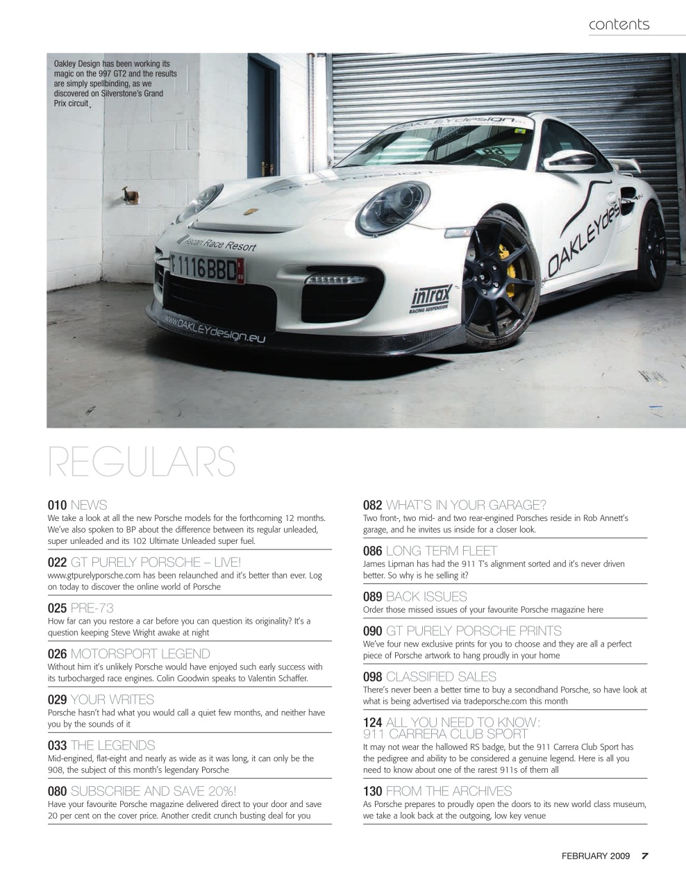 GT Porsche Preview Pages