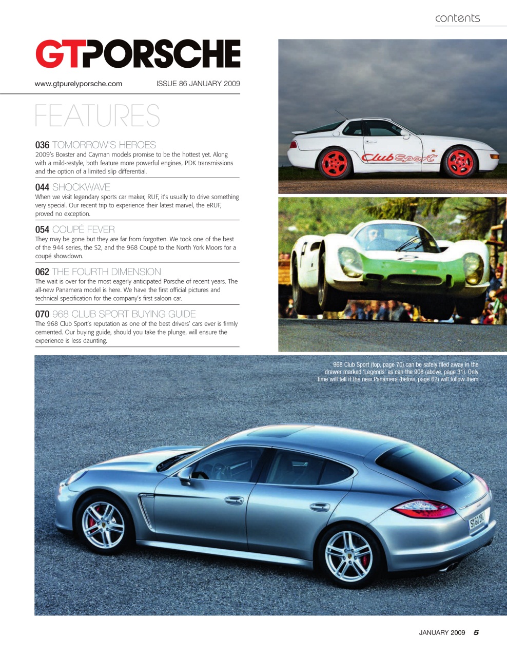GT Porsche Preview Pages