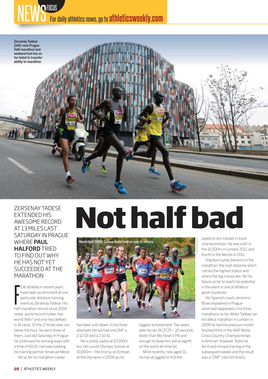 AW – Athletics Weekly Magazine Preview Pages