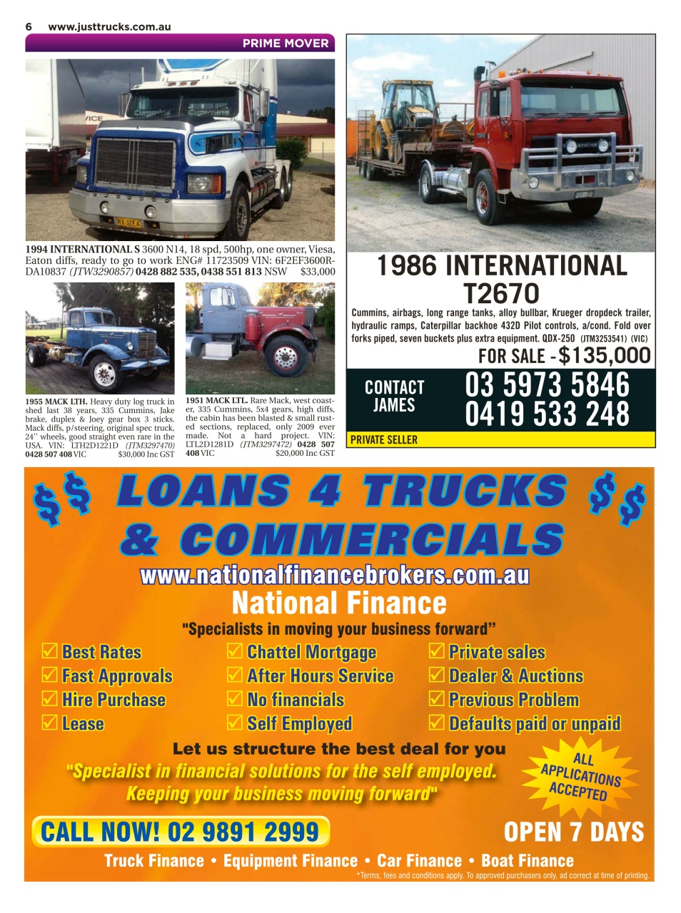 JUST TRUCKS Preview Pages