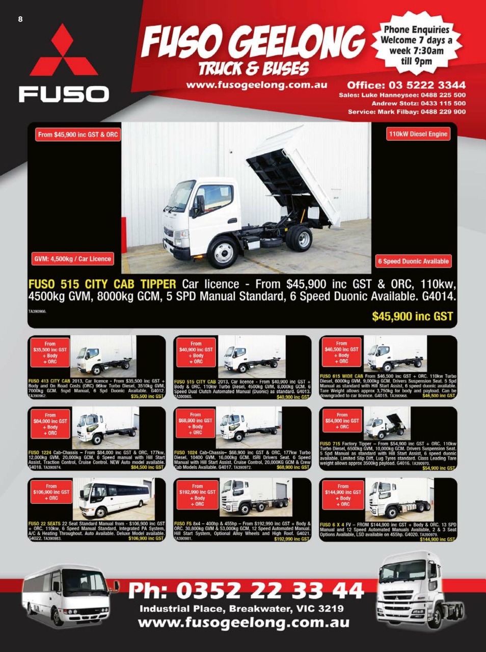 JUST TRUCKS Preview Pages
