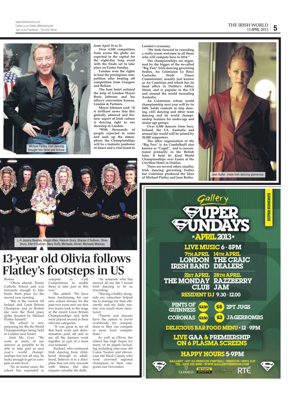 Irish World Preview Pages