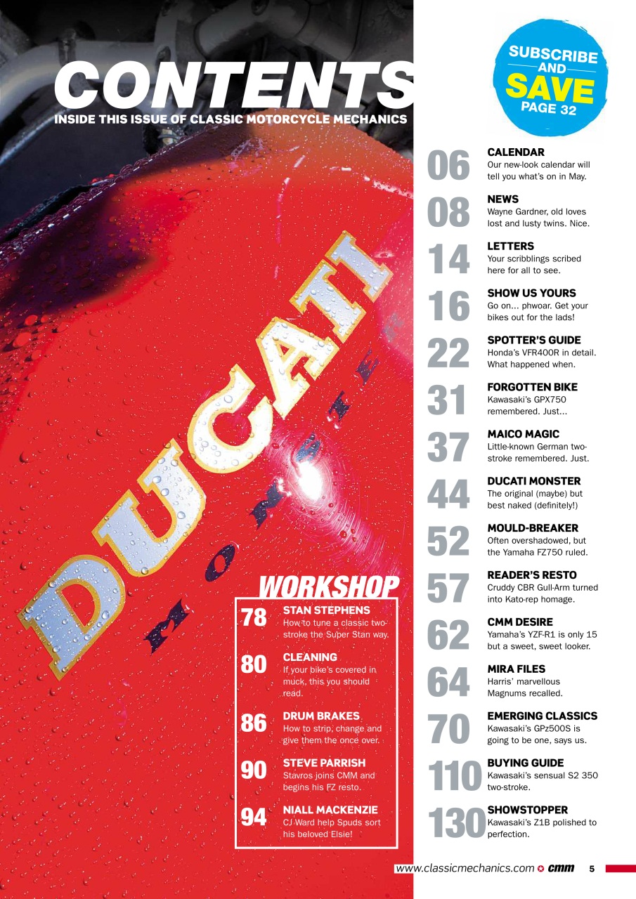 Classic Motorcycle Mechanics Preview Pages