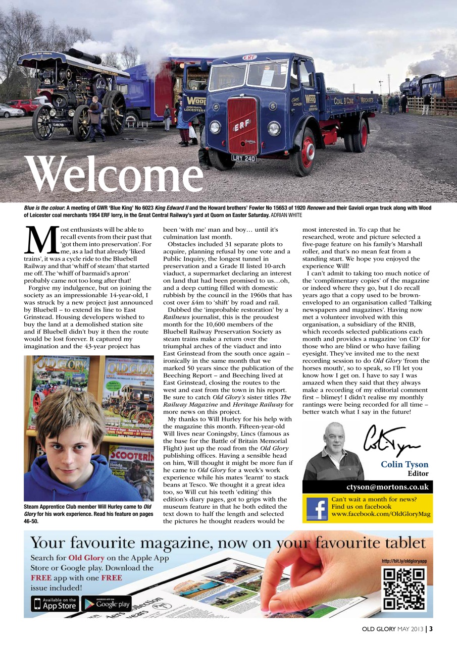 Old Glory Magazine Preview Pages