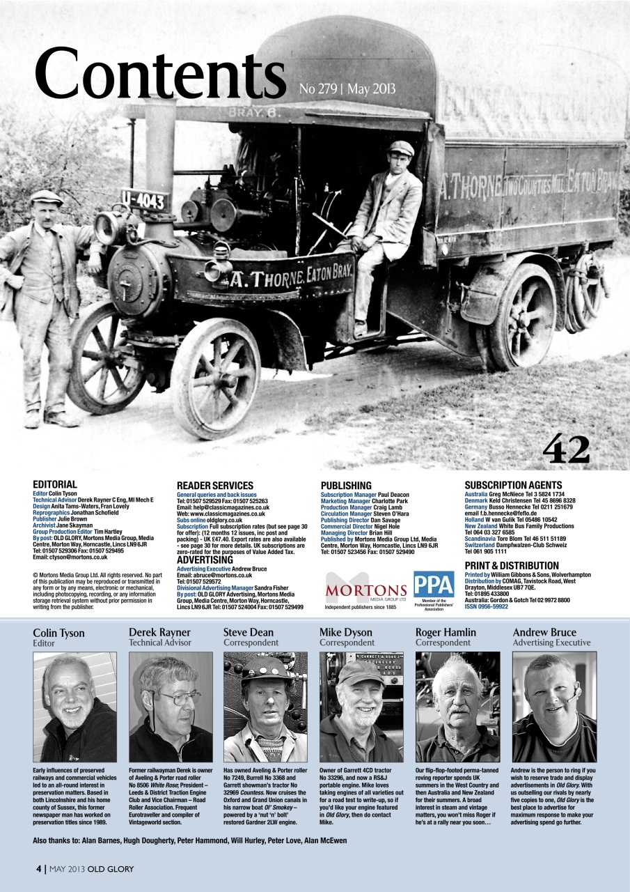 Old Glory Magazine Preview Pages