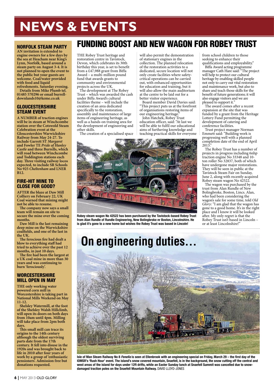 Old Glory Magazine Preview Pages