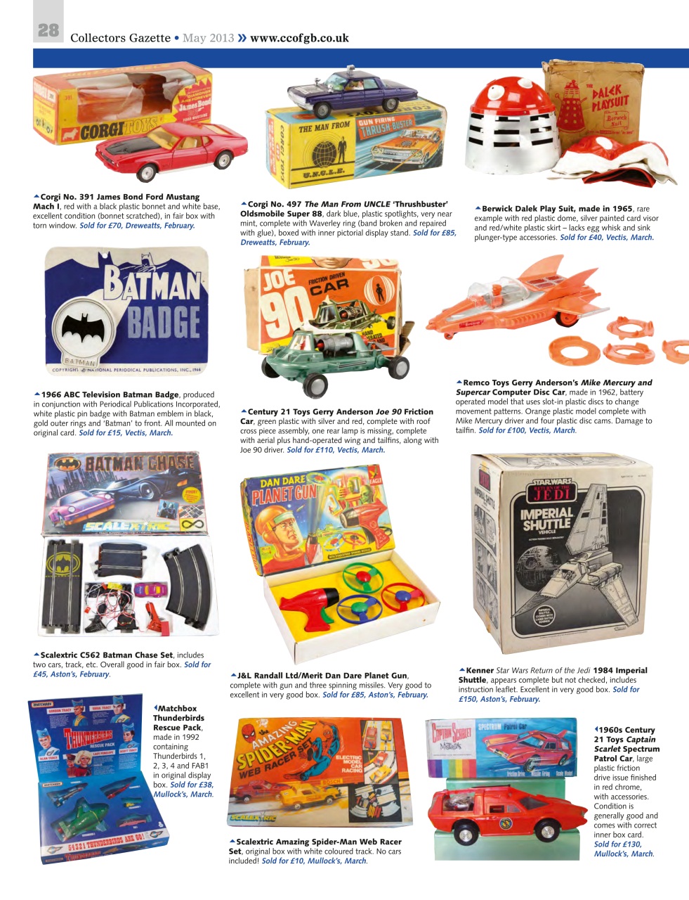 Collectors Gazette Preview Pages