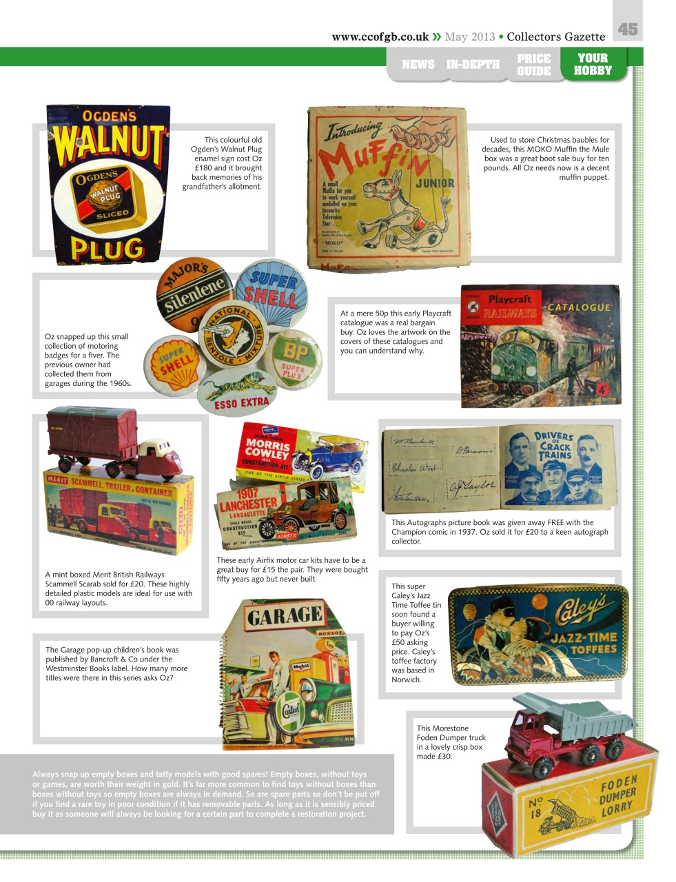 Collectors Gazette Preview Pages