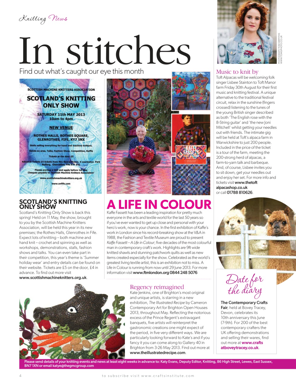 Knitting Preview Pages