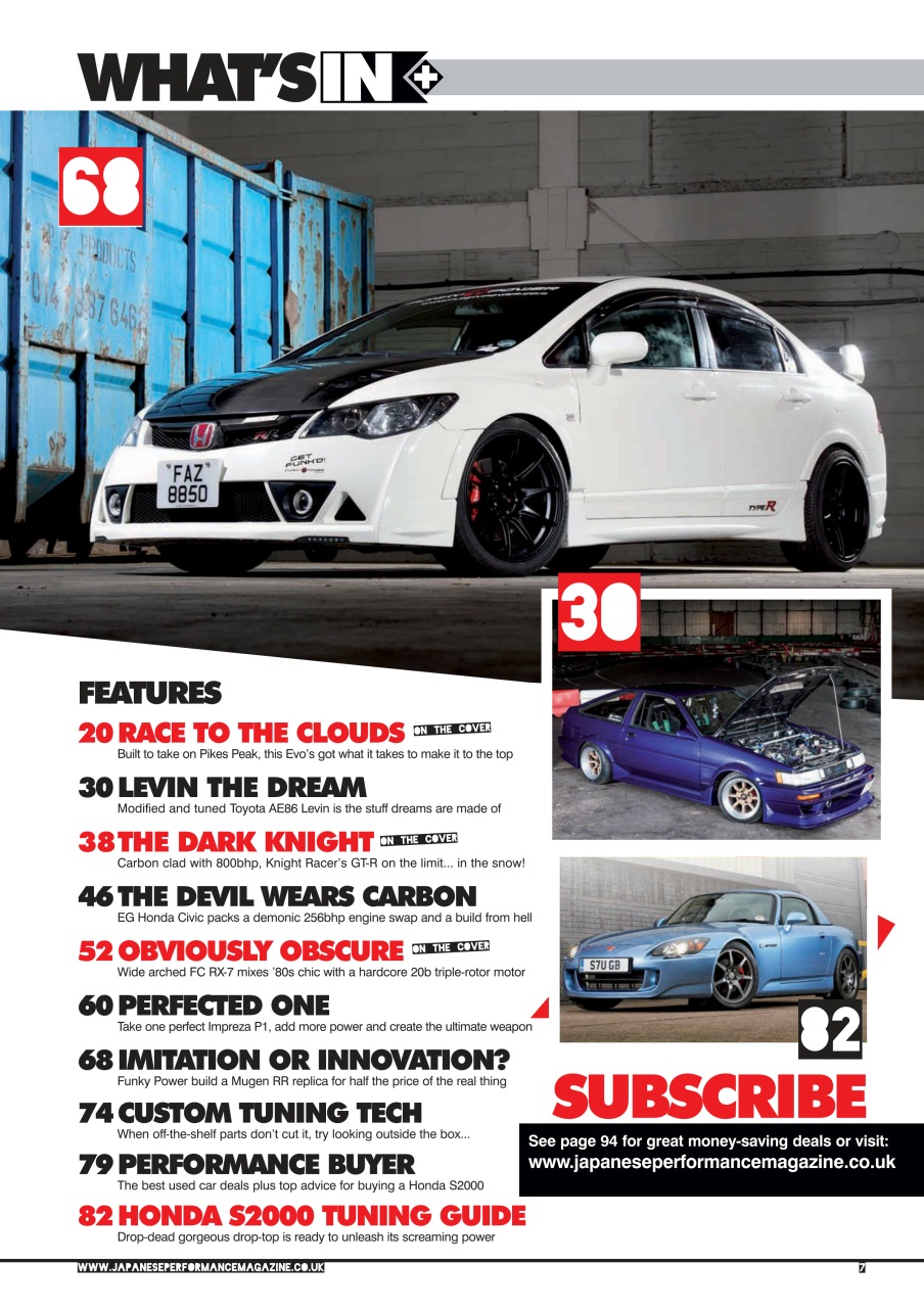 Japanese Performance Preview Pages